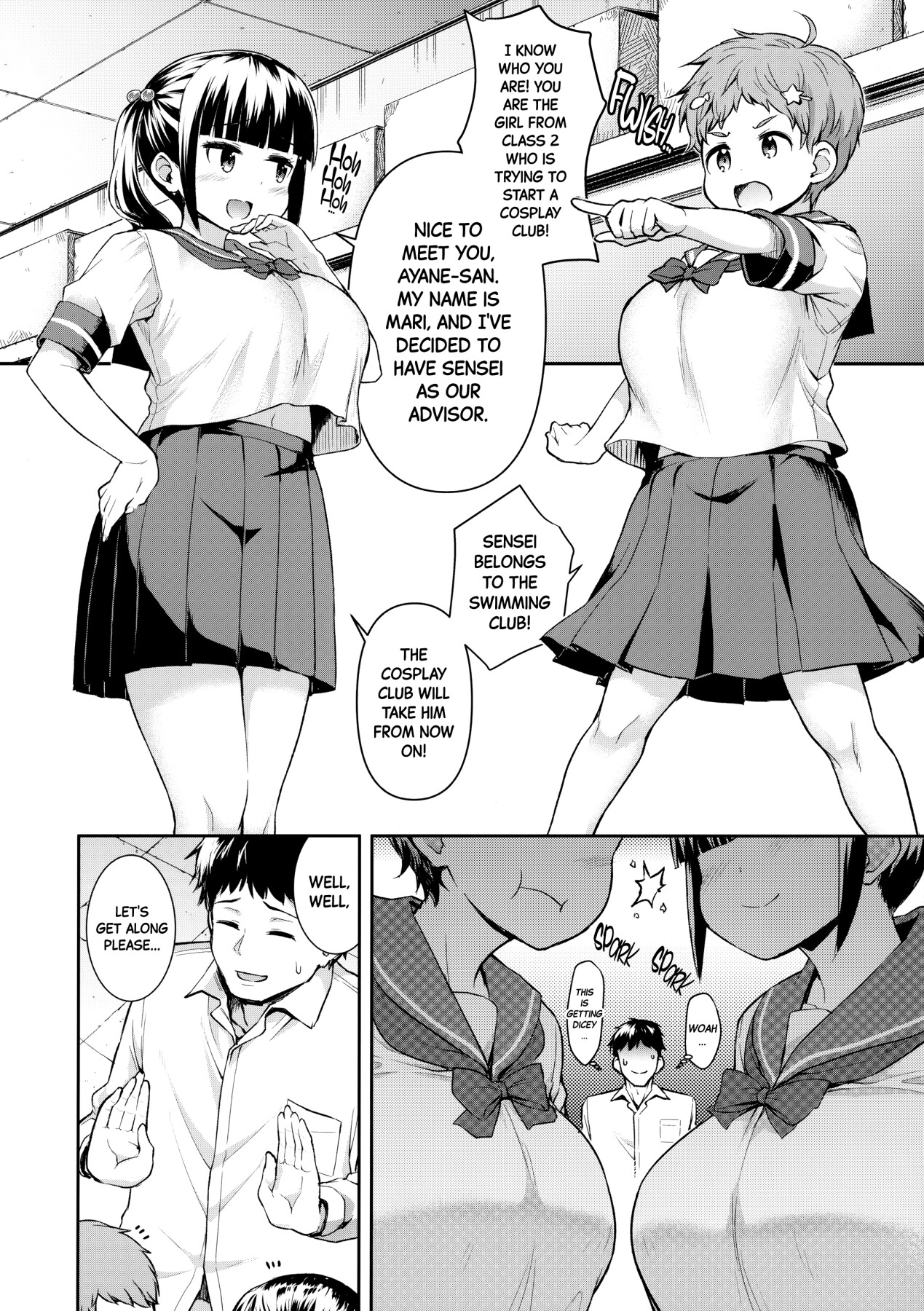 Hentai Manga Comic-Showdown! for the Assvisor Sensei-Read-9